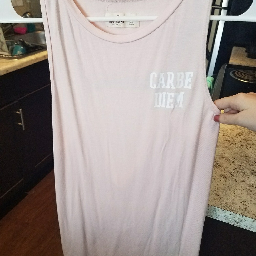 Hollister muscle tank with open back
